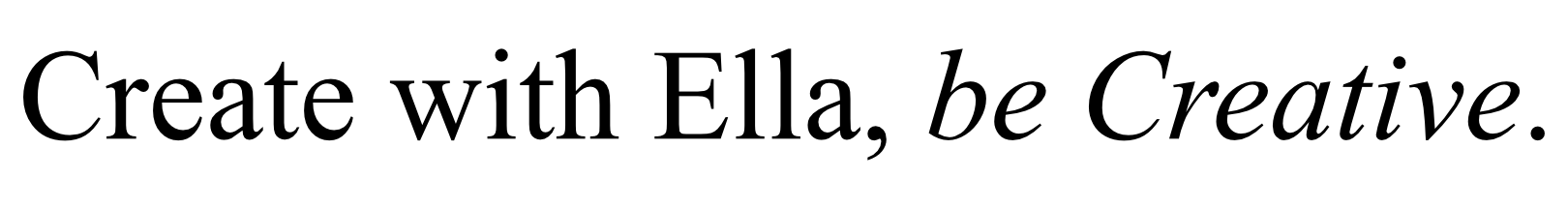 Ella Garcia-Billinghurst Portfolio create with ell abe creative